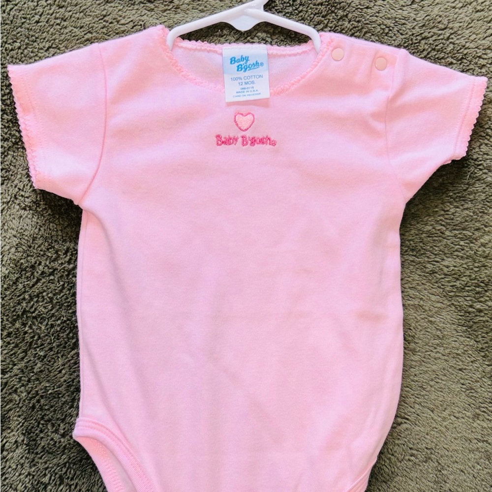 Vintage Baby B’gosh Pink Onesie